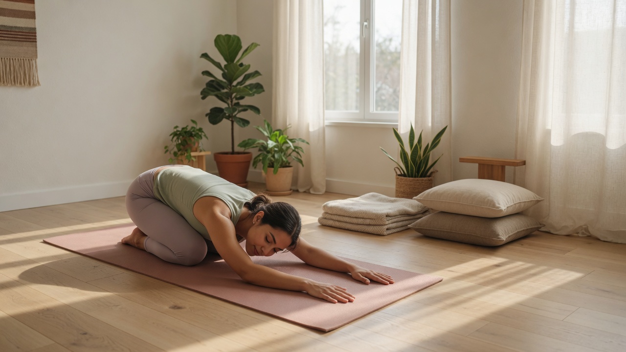Editorial photograph related to How Yoga Helps With Anxiety And Stress: How Yoga Helps with Anxiety and Stress
