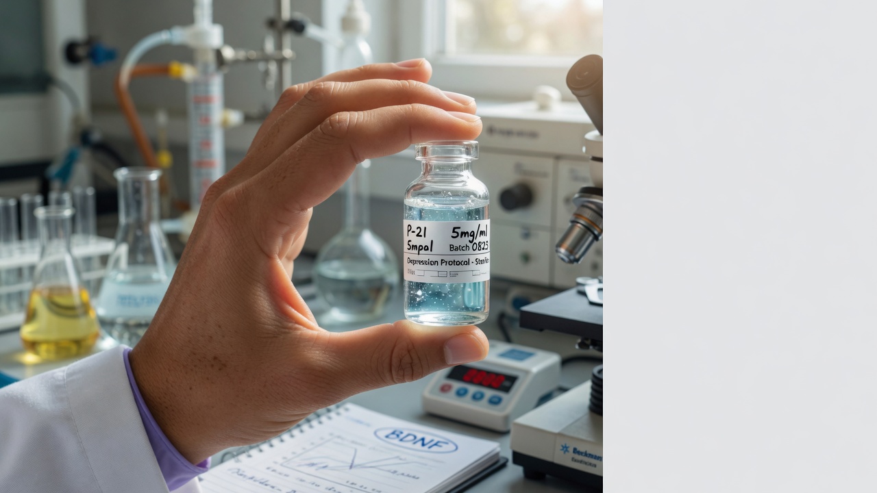 Editorial photograph related to Which Peptides Are Best For Depression?: Which Peptides Are Best for Depression?